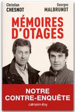 Couverture ebook de Mémoires d'otages, de Georges Malbrunot, Christian Chesnot