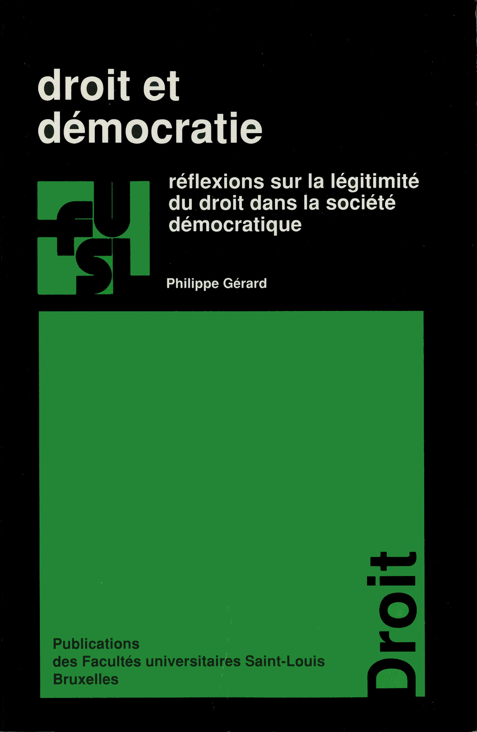 ebook cover of Droit et démocratie, by Philippe Gérard
