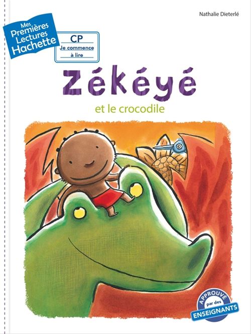 Couverture ebook de Premières lectures CP2 Zékéyé - Zékéyé et le crocodile, de Nathalie Dieterlé