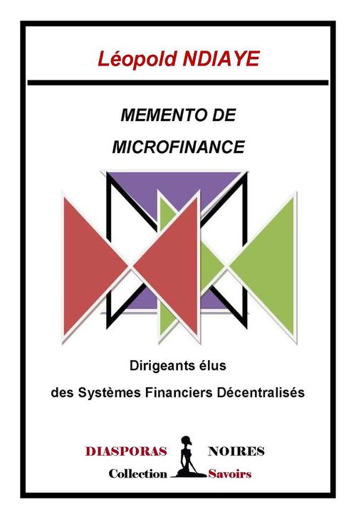 Couverture ebook de Memento de microfinance, de Léopold Ndiaye