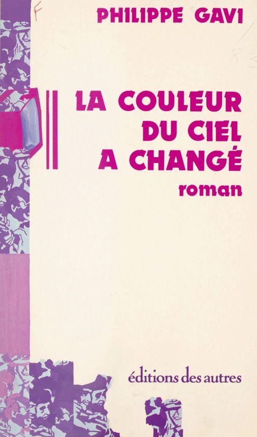 Couverture ebook de La couleur du ciel a changé, de Philippe Gavi