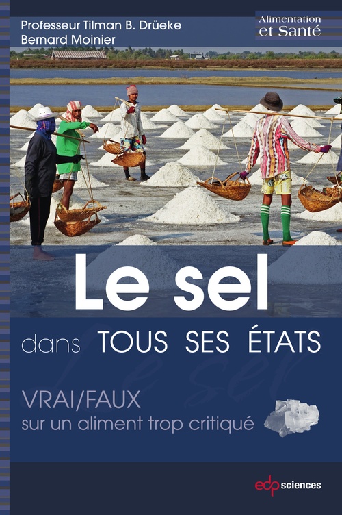 Couverture ebook de Le sel dans tous ses états, de Tilman b. Drueke, Bernard Moinier