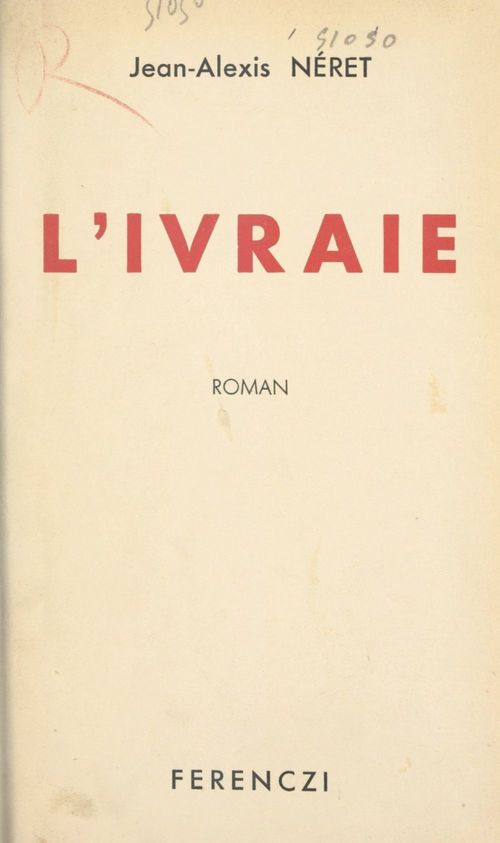 Couverture ebook de L'ivraie, de Jean-Alexis Neret