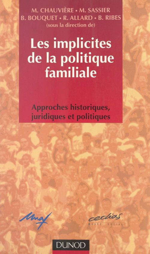 ebook cover of Les implicites de la politique familiale, by Collectif
