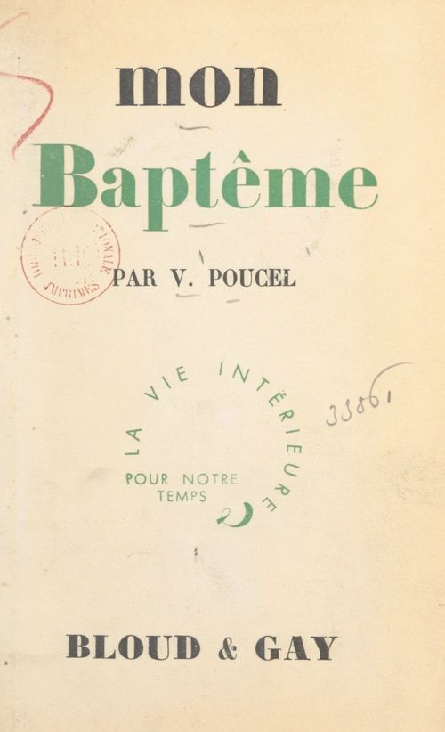 Couverture ebook de Mon baptême, de Victor Poucel