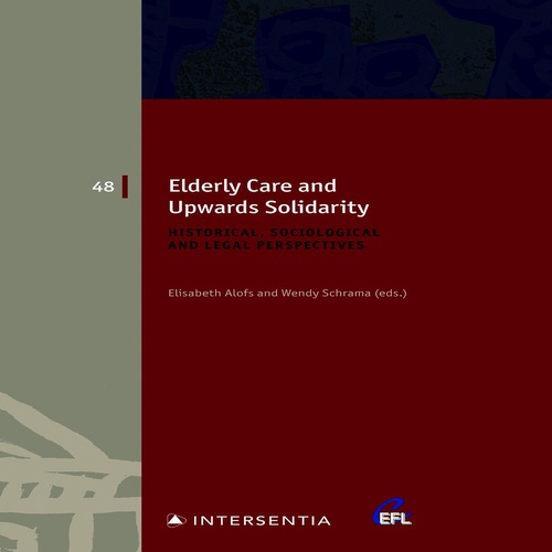 Couverture ebook de Elderly Care and Upwards Solidarity, de Elisabeth Alofs