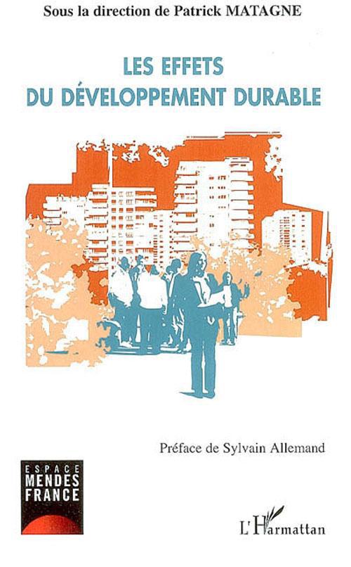 Couverture ebook de Les effets du développement durable, de Patrick Matagne