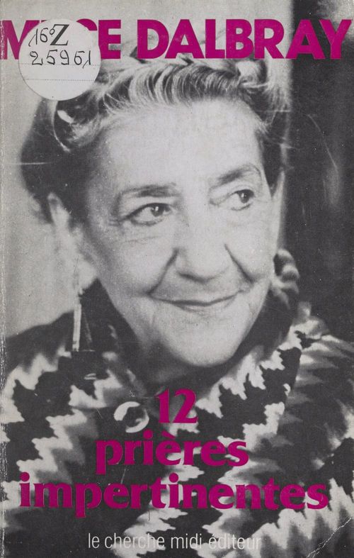 ebook cover of 12 prières impertinentes, by Muse Dalbray