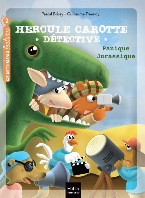 Couverture ebook de Hercule Carotte - Panique Jurassique CP/CE1 6/7 ans, de Pascal Brissy