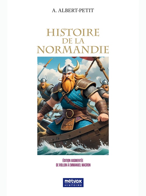 Couverture ebook de Histoire de la Normandie, de A. Albert-Petit