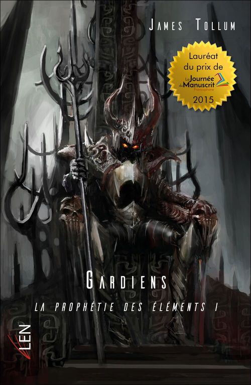Couverture ebook de La prophétie des éléments, de James Tollum