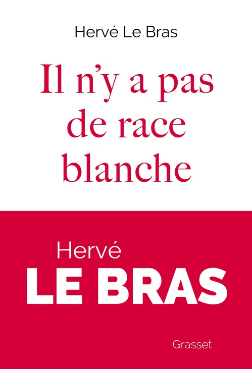 ebook cover of Il n'y a pas de race blanche, by Hervé Le Bras