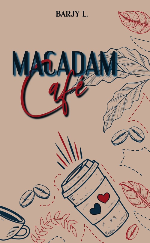 ebook cover of Macadam Café, by L. Barjy