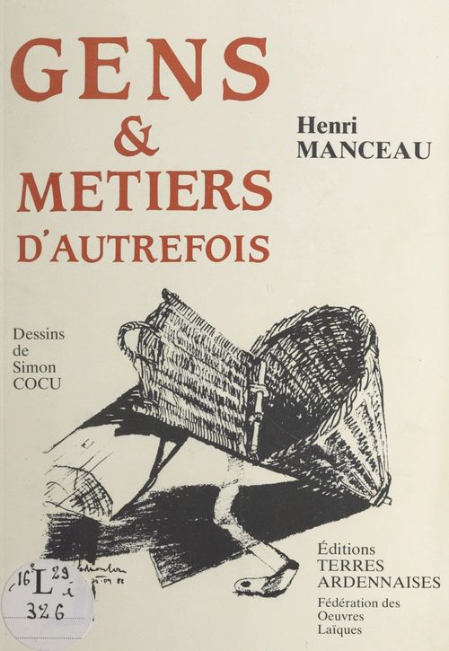 ebook cover of Gens et métiers d'autrefois, by Henri Manceau