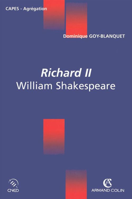 ebook cover of Richard II, by Dominique Goy-Blanquet