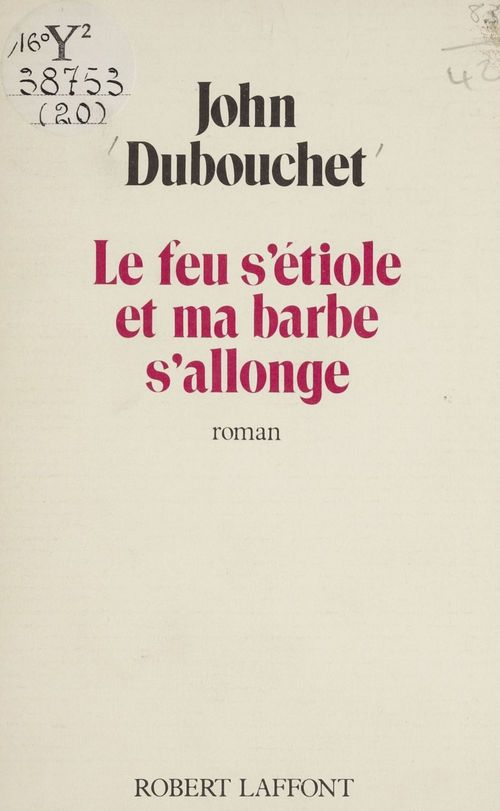 ebook cover of Le Feu s'étiole et ma barbe s'allonge, by John Dubouchet