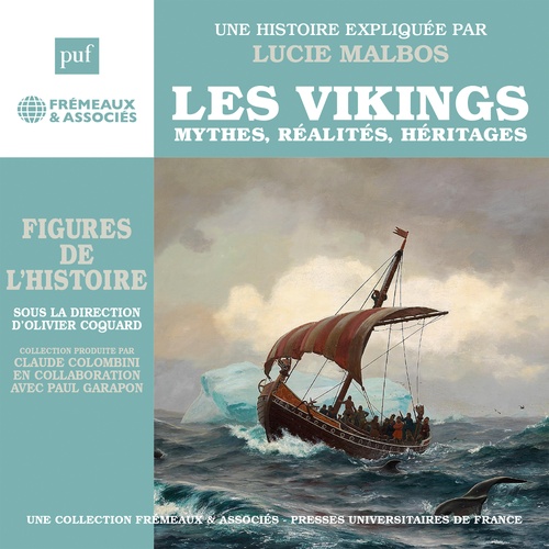 audiobook cover of Les Vikings, by Lucie Malbos
