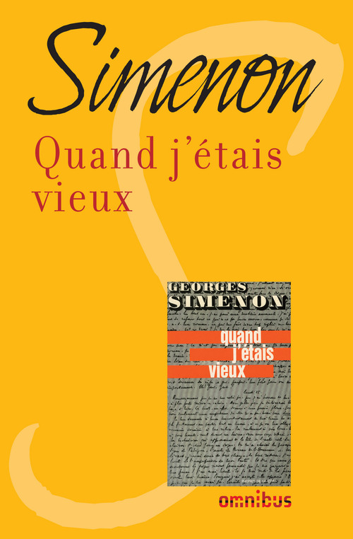 Couverture ebook de Quand j'étais vieux, de Georges Simenon