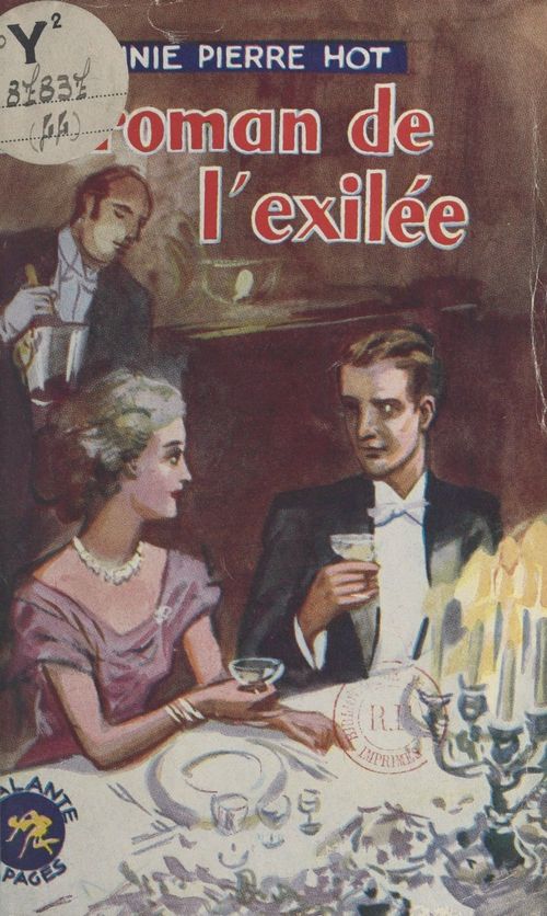 Couverture ebook de Le roman de l'exilée, de Annie Pierre Hot