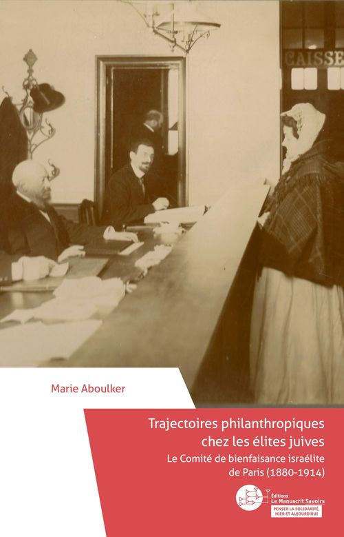 Couverture ebook de Trajectoires philanthropiques chez les élites juives, de Marie Aboulker