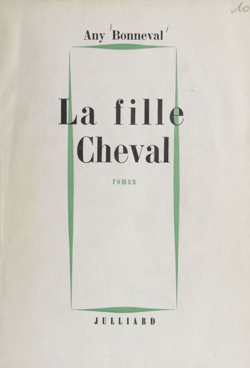 Couverture ebook de La fille cheval, de Any Bonneval
