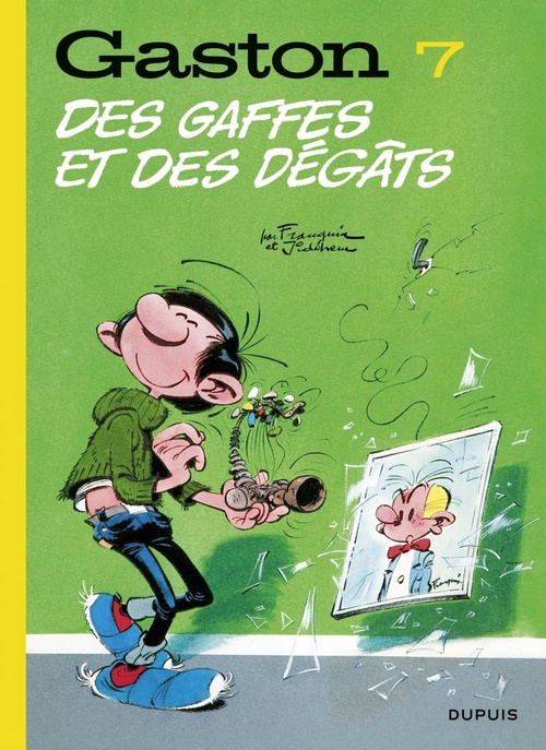 ebook cover of Gaston - Tome 7 - Des gaffes et des dégât, by André Franquin