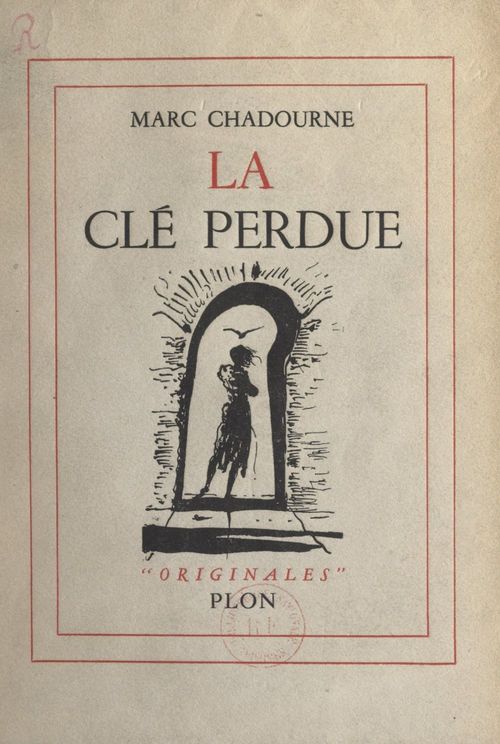 Couverture ebook de La clé perdue, de Marc Chadourne