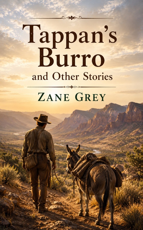 ebook cover of Tappan's Burro and Other Stories, by Zane Grey
