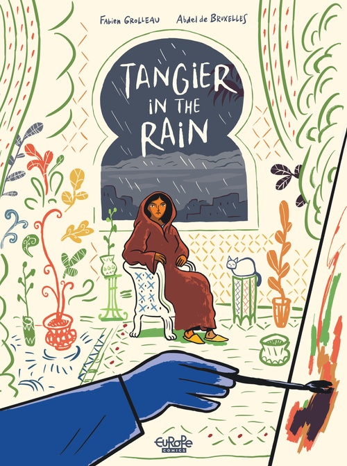 ebook cover of Tangier in the Rain, by Fabien Grolleau