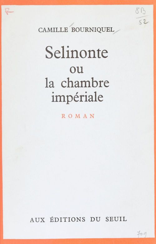 Couverture ebook de Selinonte, de Camille Bourniquel