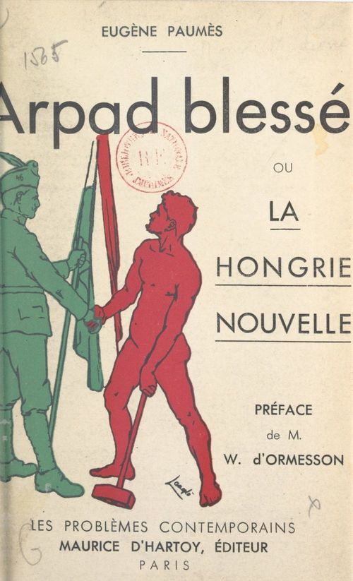 Couverture ebook de Arpad blessé, de Eugene Paumes