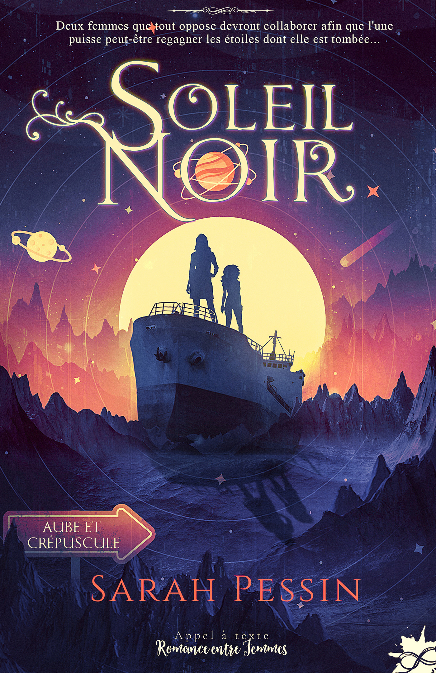 Couverture ebook de Soleil Noir, de Pessin Sarah