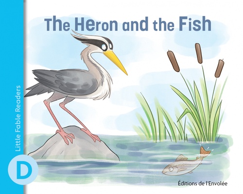 ebook cover of The Heron and the Fish, by Annie-Claude Lebel