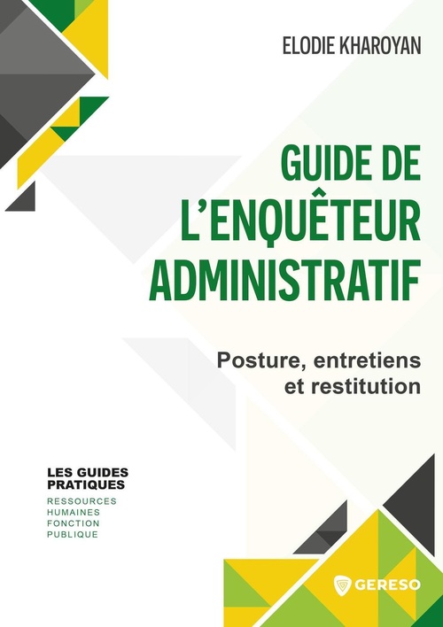 ebook cover of Guide de l'enquêteur administratif, by Elodie KHAROYAN