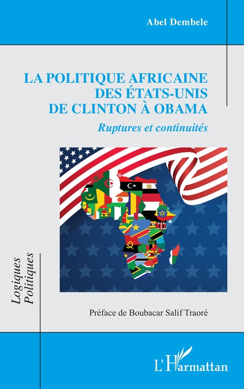 Couverture ebook de La politique africaine des États-Unis de Clinton à Obama, de Abel Dembele