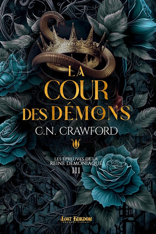 ebook cover of La Cour des Démons, by C. N. Crawford