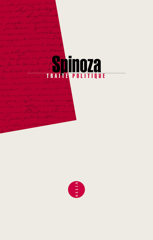 ebook cover of Traité politique, by Baruch Spinoza