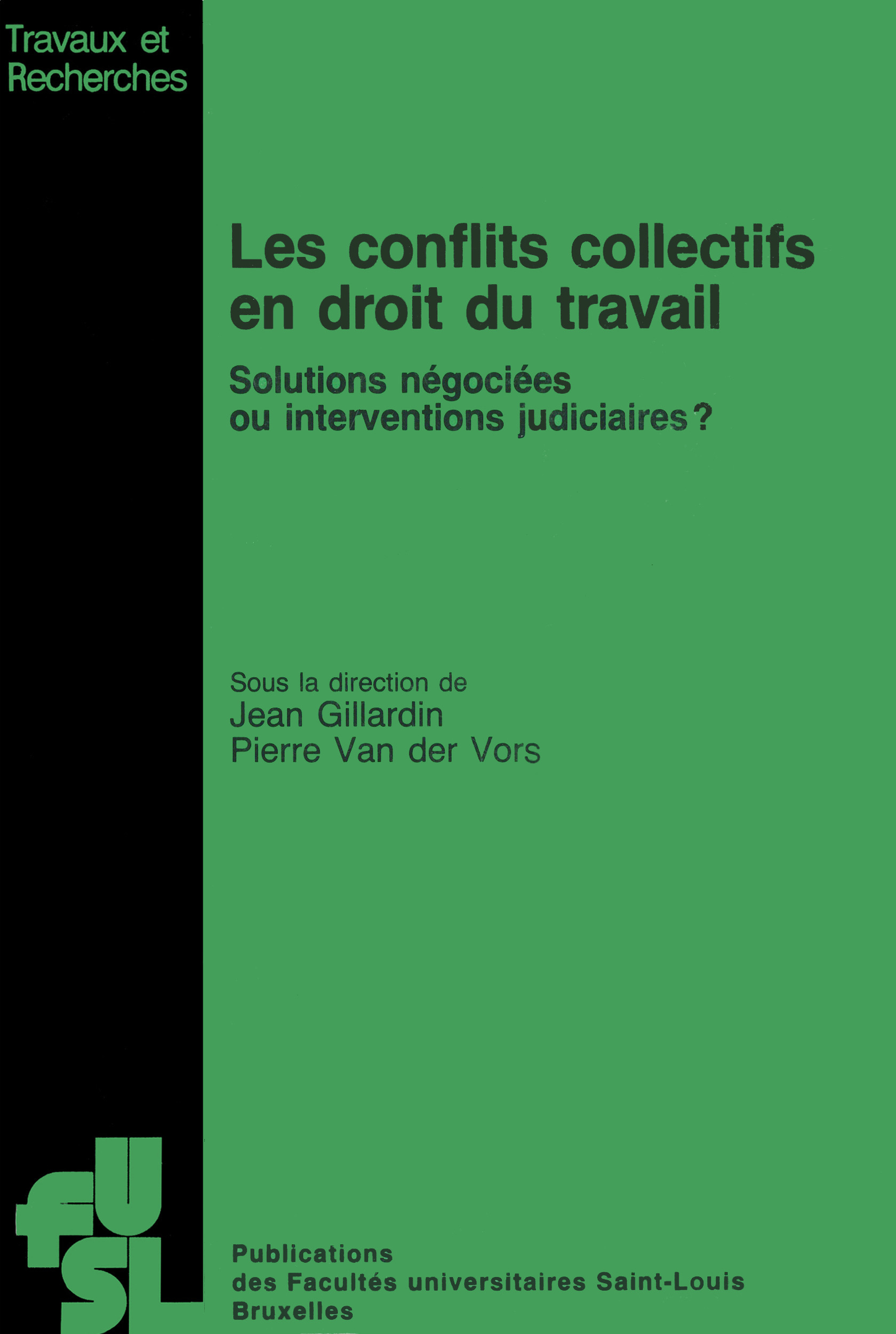 Couverture ebook de Les conflits collectifs en droit du travail, de