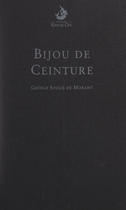 ebook cover of Bijou de ceinture, by George Soulié de morant