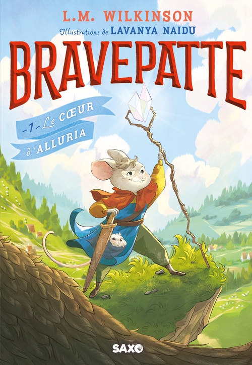 Couverture ebook de Bravepatte - Tome 01 Le Coeur d'Alluria (e-book), de L. M. Wilkinson