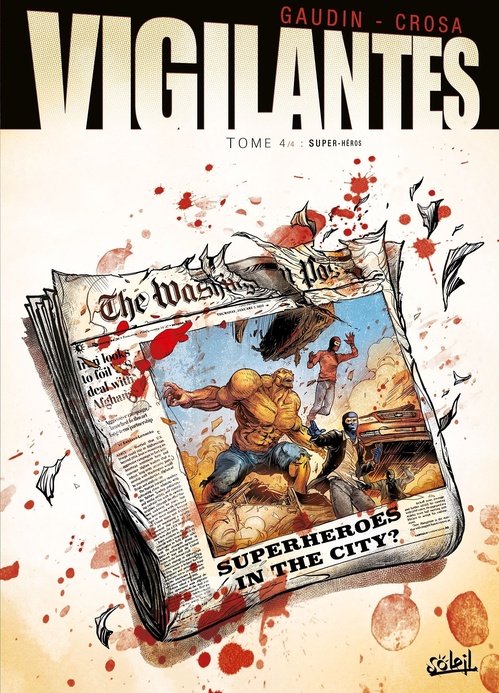 ebook cover of Vigilantes T04 - Super-héros, by Jean-Charles Gaudin