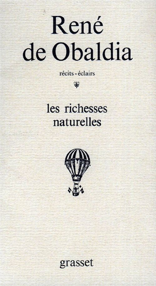 ebook cover of Les richesses naturelles, by Obaldia Rene