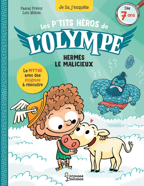 Couverture ebook de Les petits héros de l'Olympe - Hermès, de Pascal Prévot, Loïc Méhée