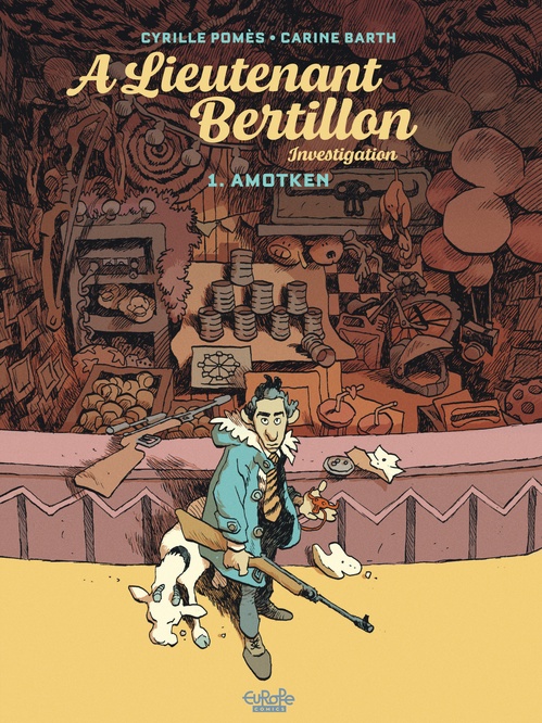 ebook cover of Lieutenant Berthillon - Vol. 1 - 1. Amotken, by Carine Barth, Cyrille Pomès