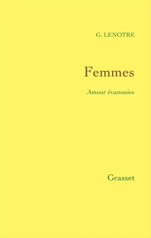 Couverture ebook de Femmes, de G. Lenôtre