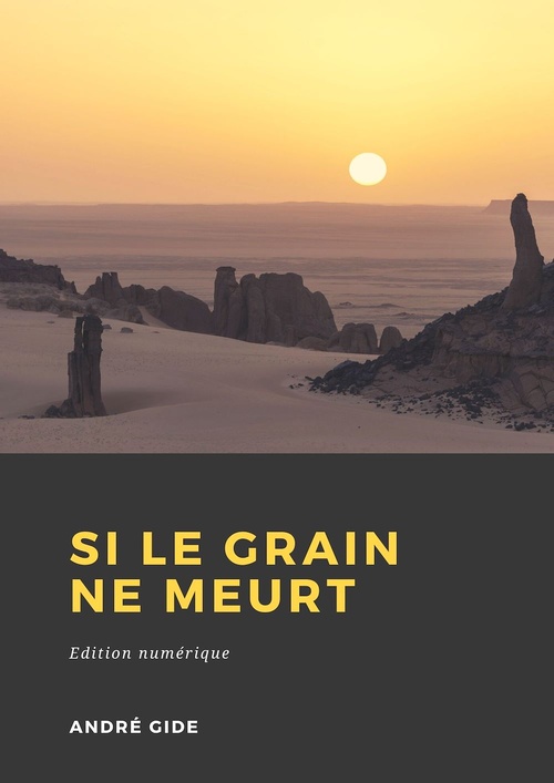 Couverture ebook de Si le grain ne meurt, de Andre Gide
