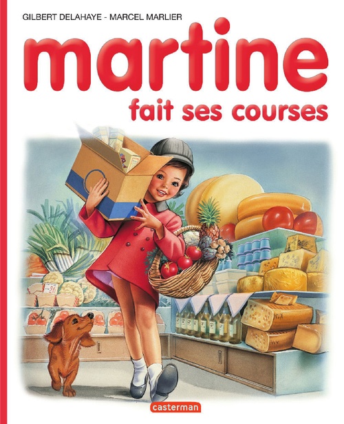 Couverture ebook de Martine fait les courses, de Gilbert Delahaye, Marcel Marlier
