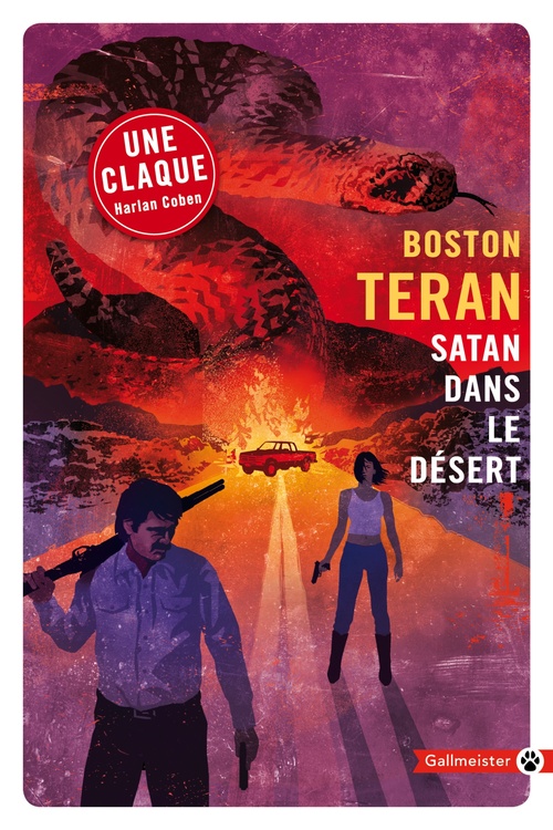 Couverture ebook de Satan dans le désert, de Boston Teran