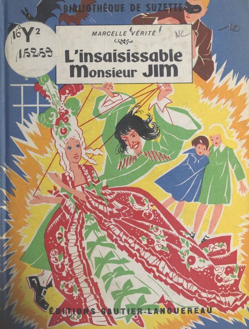 Couverture ebook de L'insaisissable Monsieur Jim, de Marcelle Verite