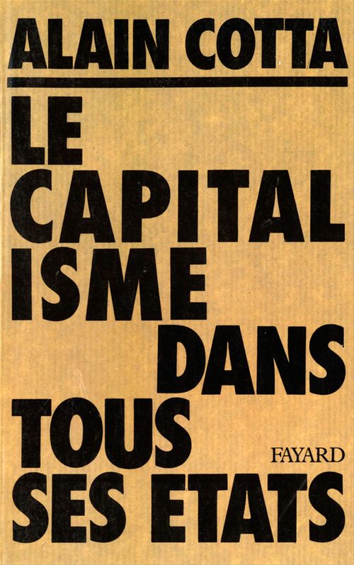 ebook cover of Le Capitalisme dans tous ses états, by Alain Cotta